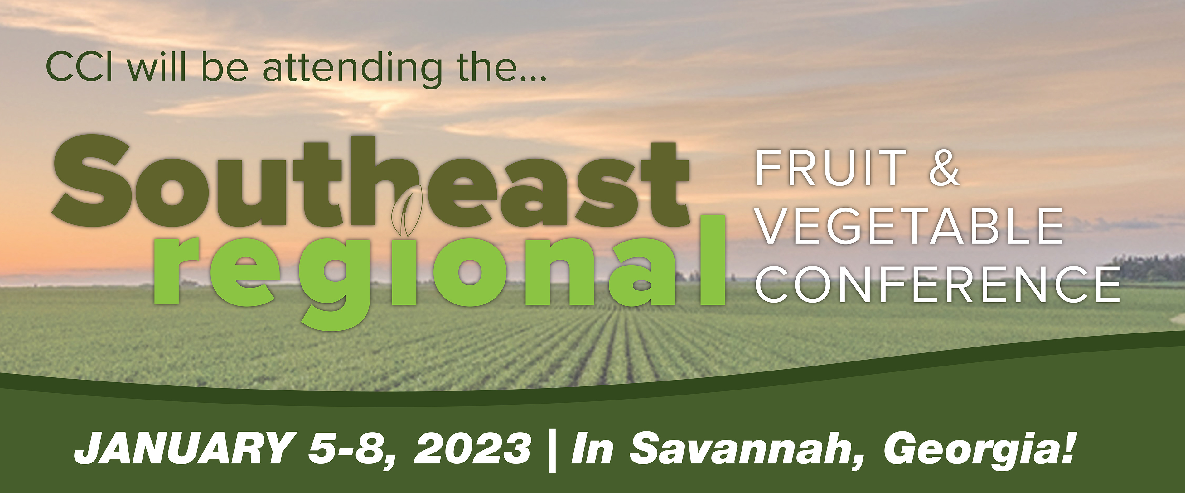Southeast Fruit and Vegetable Expo 2023 Banner